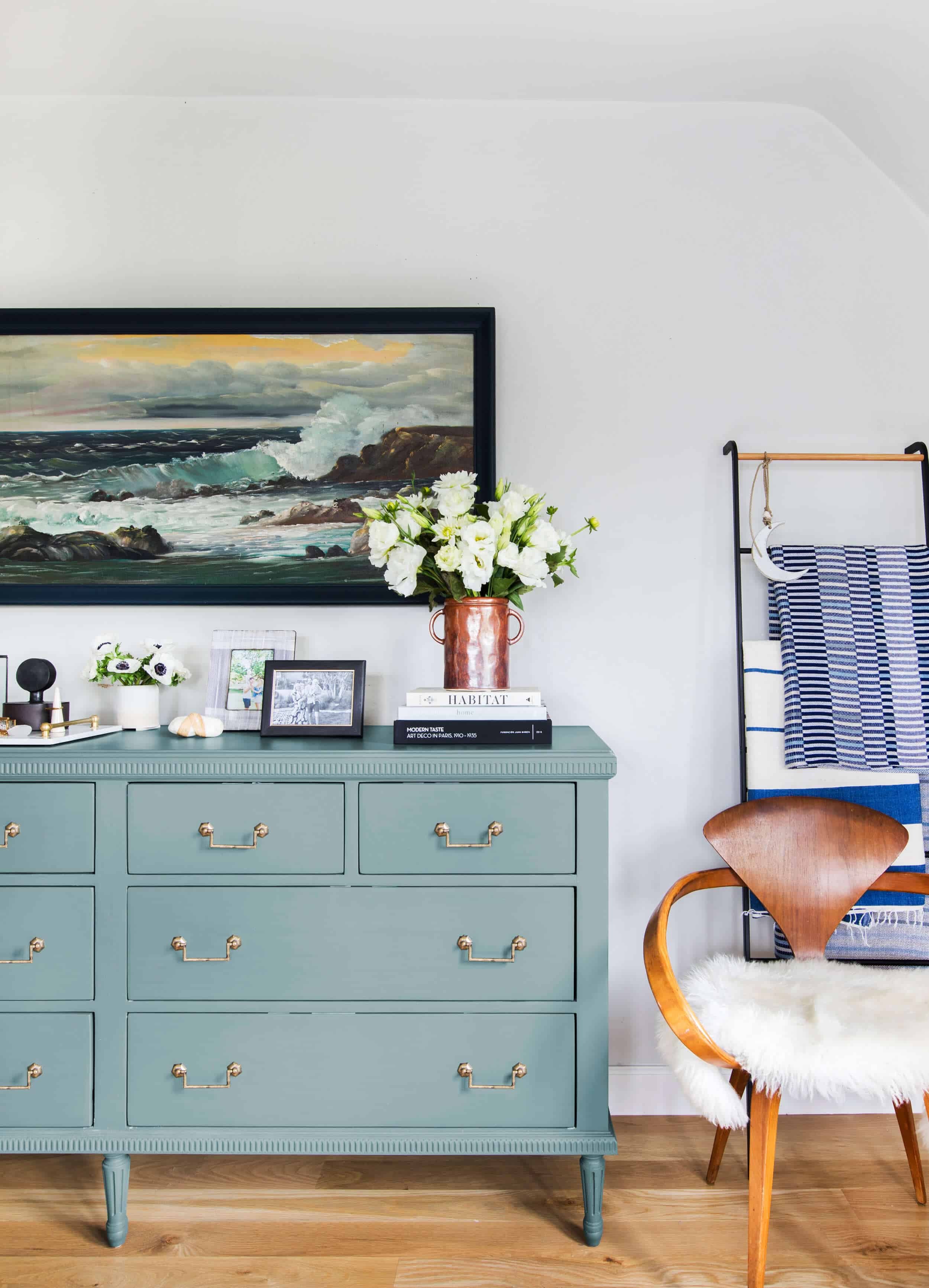 Emily Henderson Modern English Cottage Tudor Master Bedroom Dresser Color Edited 02 01